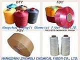 supply 100 dopedyed polyester yarn
