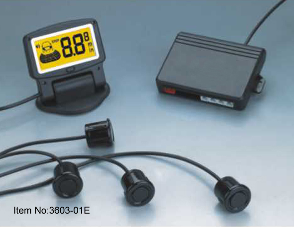 Flip up automatically parking sensor