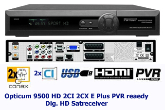 Opticum 9500HD - Orton 9500HD - Globo 9500HD