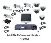 8Ch Network DVR & Camera CCTV System