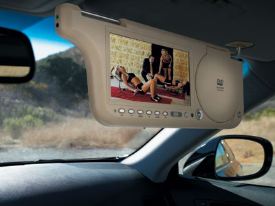 DVD SUN VISOR