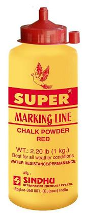 Straight Line Red Chalk Powder