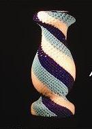 Beaded Handmade Vase