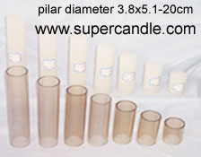 acrylic candle mould