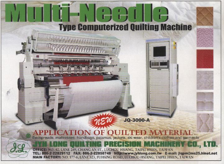 Multi Needle Type Computerized Quilting Machine