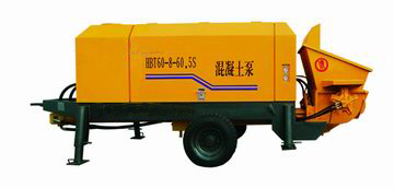 Concrete trailer Pump