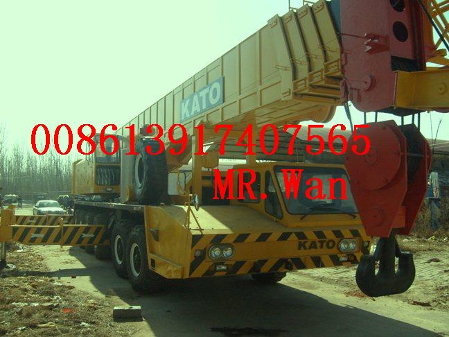 utilizado guindaste used crane KATO 120ton truck crane
