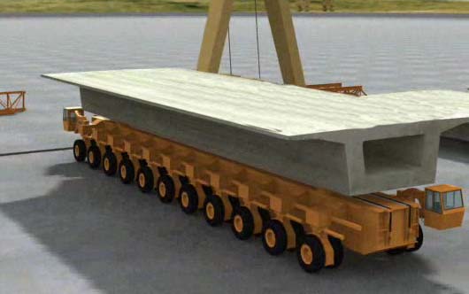 Manufacture Girder Transporter/Beam Carrier