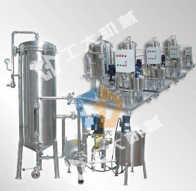 Vane-type diatomite filter