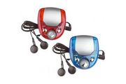 fm auto scan mini radio with earphone and flashlight
