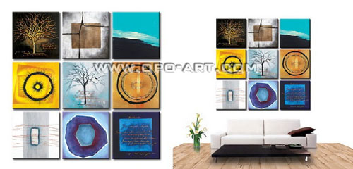 Abstract Oil paintings