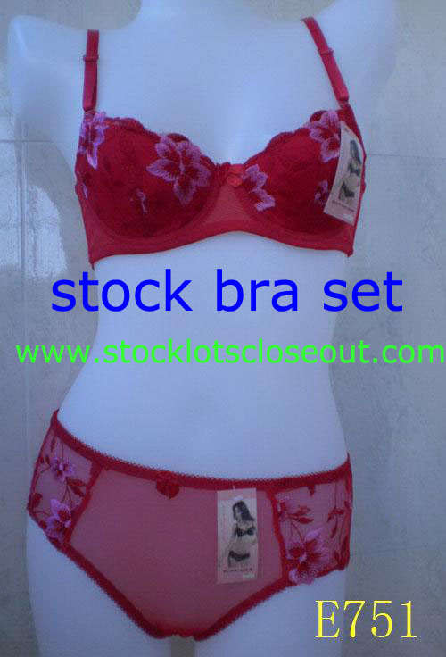 closeout - stocklot - excess - liquidators - surplus bra set