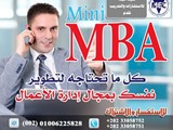 شهادة ماجستير إدارة الأعمال المهني المصغر Mini MBA