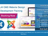 JOOMLA CMS Website Design and Development Training