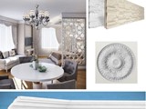 جص للديكورلتMooldings Ceiling Paltes Wallboards Ceiling Rose
