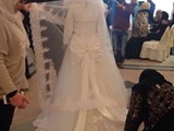 فستان زفاف اوف وايت لبسه واحده