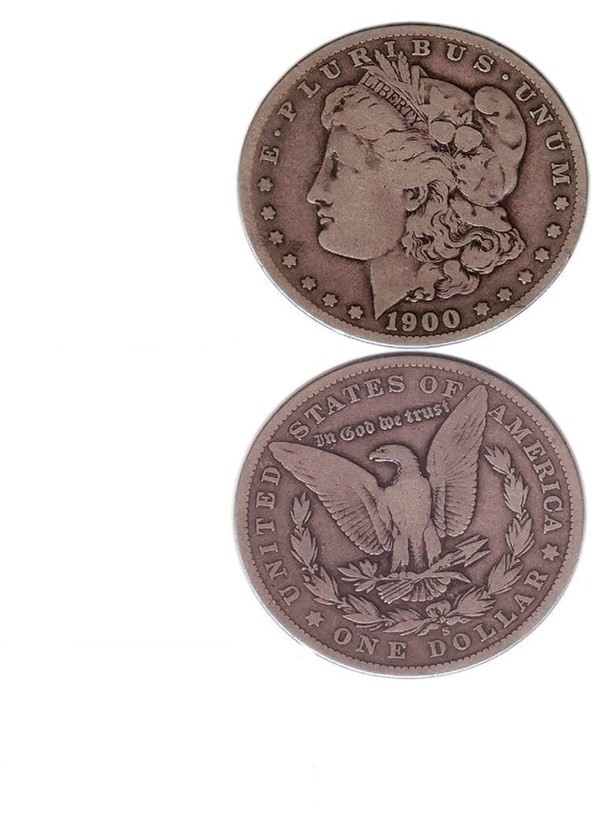 واحد دولار امريكى كوين بلاتينى عام 1900 م