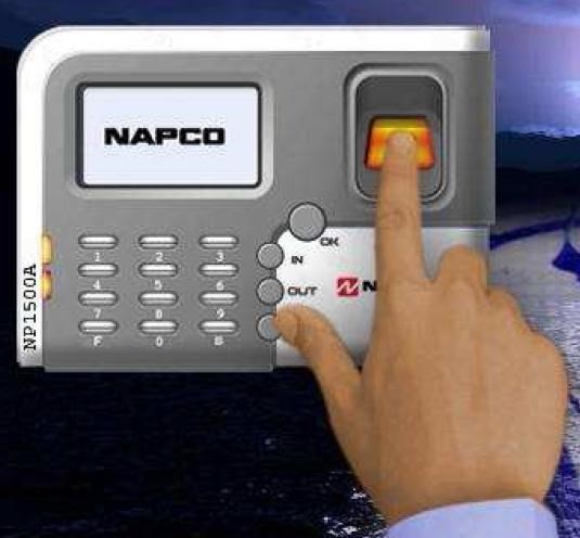 time attendance ماكينة حضور وانصراف بصمةNAPCO1500A