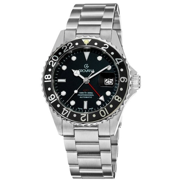 Grovana Gents Watch Diver Automatic GMT The price of Watch After discount 3850