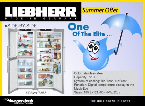 ثلاجة ليبهر الالمانية الان فى مصر refrigerator Liebherr Egypt