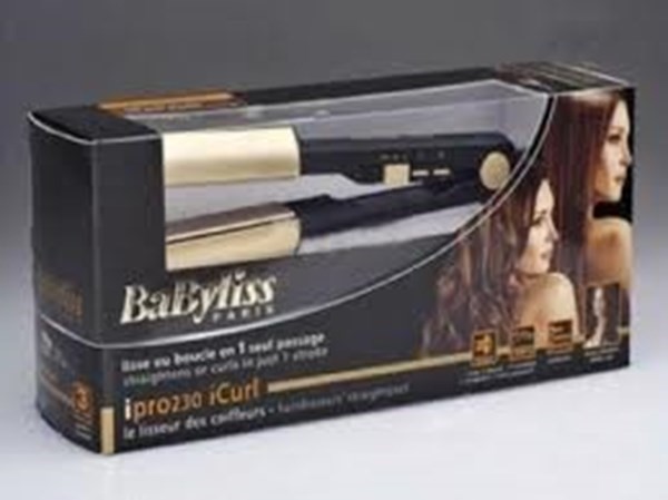 مكواة الشعر بيبى ليس لفرد الشعر وعمل الكيرلى .