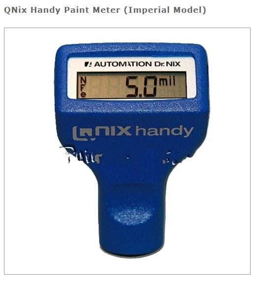 للبيع جهاز الماني كاشف الصبغ للسيارات QNix  .