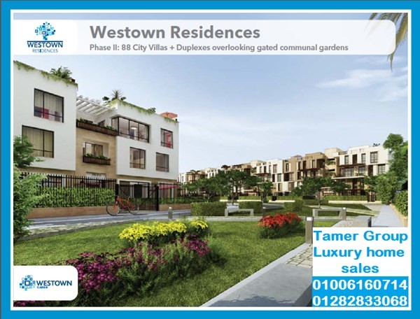 City Villa for sale Westown ResidenceBeverly Hills Sheikh Zayed City