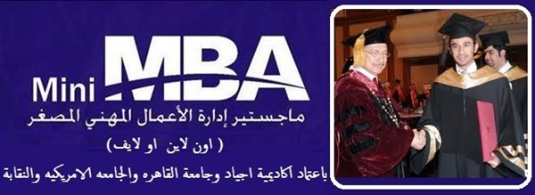 ماجيستير ادارة الاعمال المهنى المصغر mini mba