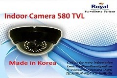 كاميرات مراقبة داخلية بجودة عالية TVL 580 كورية
