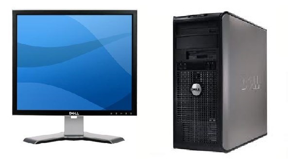 جهاز كمبيوتر اوريجينال Dell core2 due شاشه LCD17 بسعر مغرى