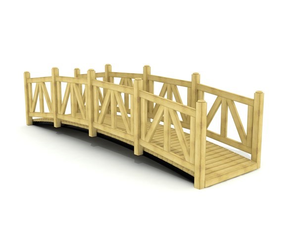 جسر خشبي صناعة تركية