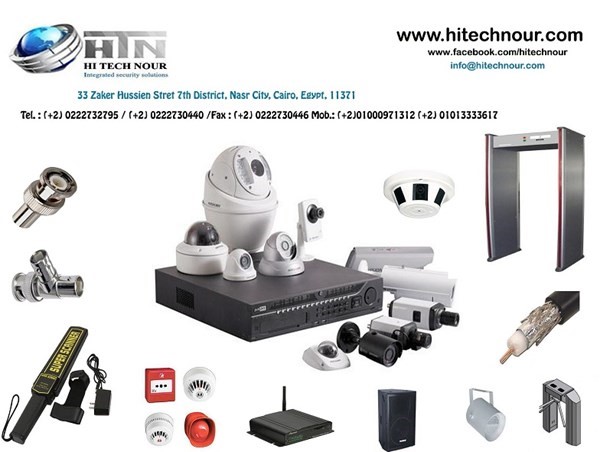 HiTechNour security systems كاميرات مراقبه ابواب امنيه CCTV eg