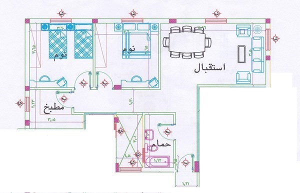 شقه داخل فيلا للتمليك بالعبور