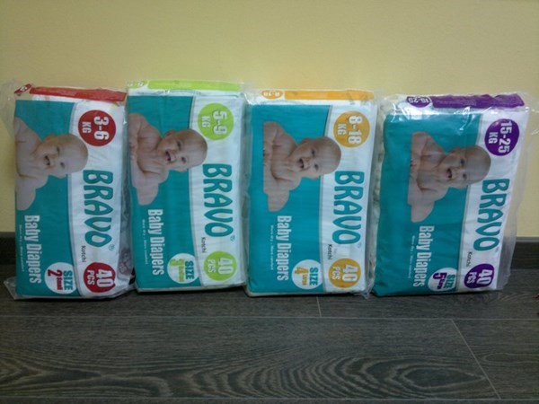 برافو حفاضات الاطفالBravo Baby diapers