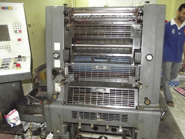 ماكينة طباعة أوفست هايدلبرج GTOz s 52 ترطيب كحول سي بي ترونيك