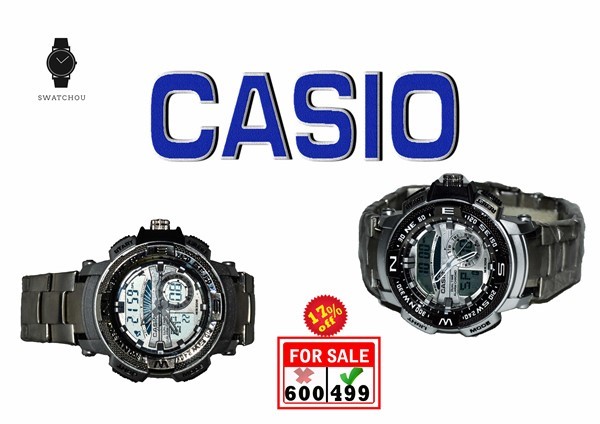 ساعه casio معدن 2 موديل اسود وفضي في اسود ب499 بدلا من 600