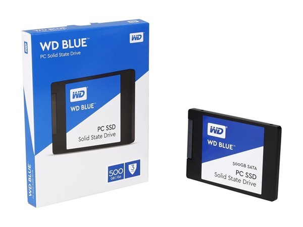 هارد ديسك إس إس دي سريع للكمبيوتر لابتوب أو مكتبي WD Blue 500GB PC SSD