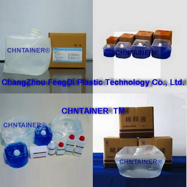 In Vitro Diagnostic reagent cubitainer