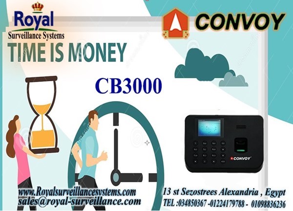 جهازحضور والانصراف Convoy بالبصمة و الكارت CB300