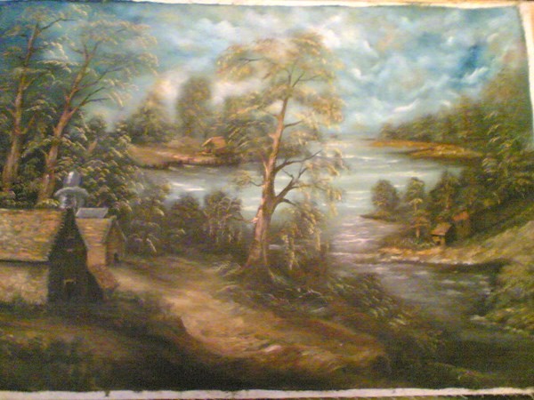 oil paintings .