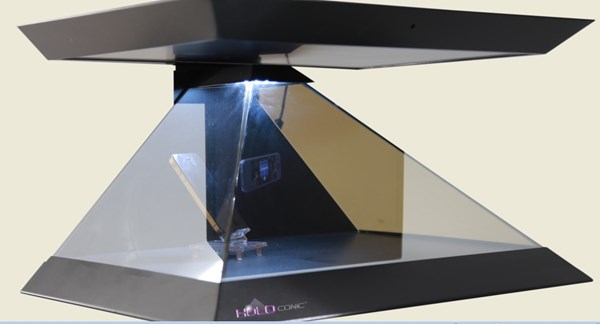 وحدات عرض هولوجرام ثلاثية الابعاد من صقر في ستديو