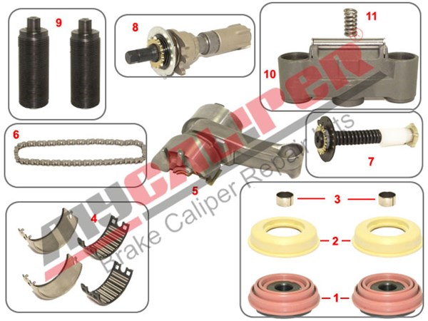 Caliper BPW Actros Set