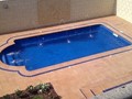 Fiberglass swimming pool