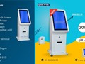 كيوسيرف كيوسك مكتبي 15 بوصه وحده طلب الخدمه شاشة تعمل بالمس QMK 991 15