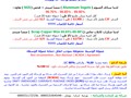 لدينا سبائك وسكراب المنيوم ونحاس