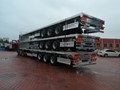 العربات نصف المقطورة عربة مقطورة مسطحة Flatbed Trailer for Container