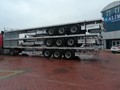 العربات نصف المقطورة عربة مقطورة مسطحة Flatbed Trailer for Container